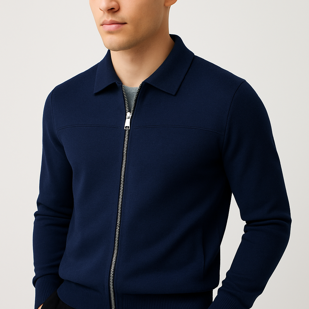 OUTLET Langford Cotton Zip Bomber