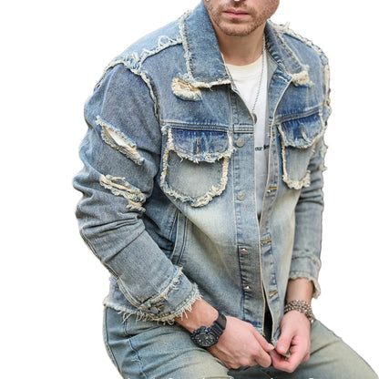 Vanguard Shredded Edge Denim Jacket